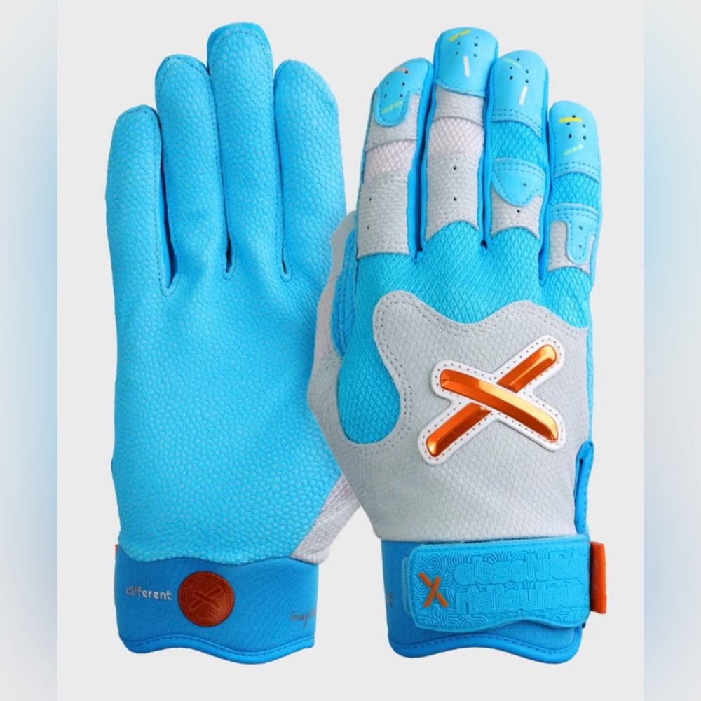 NIB Absolutely Ridiculous Pushin’ P whiteout ice cream batting gloves, small